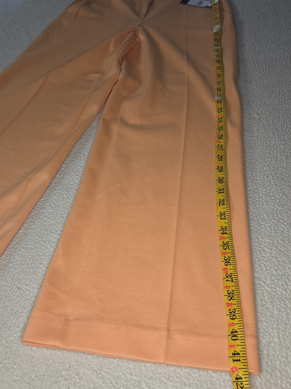 Tommy Hilfiger Wide-Leg Peach Women's Trousers Size 10 NWT - Picture 3 of 10